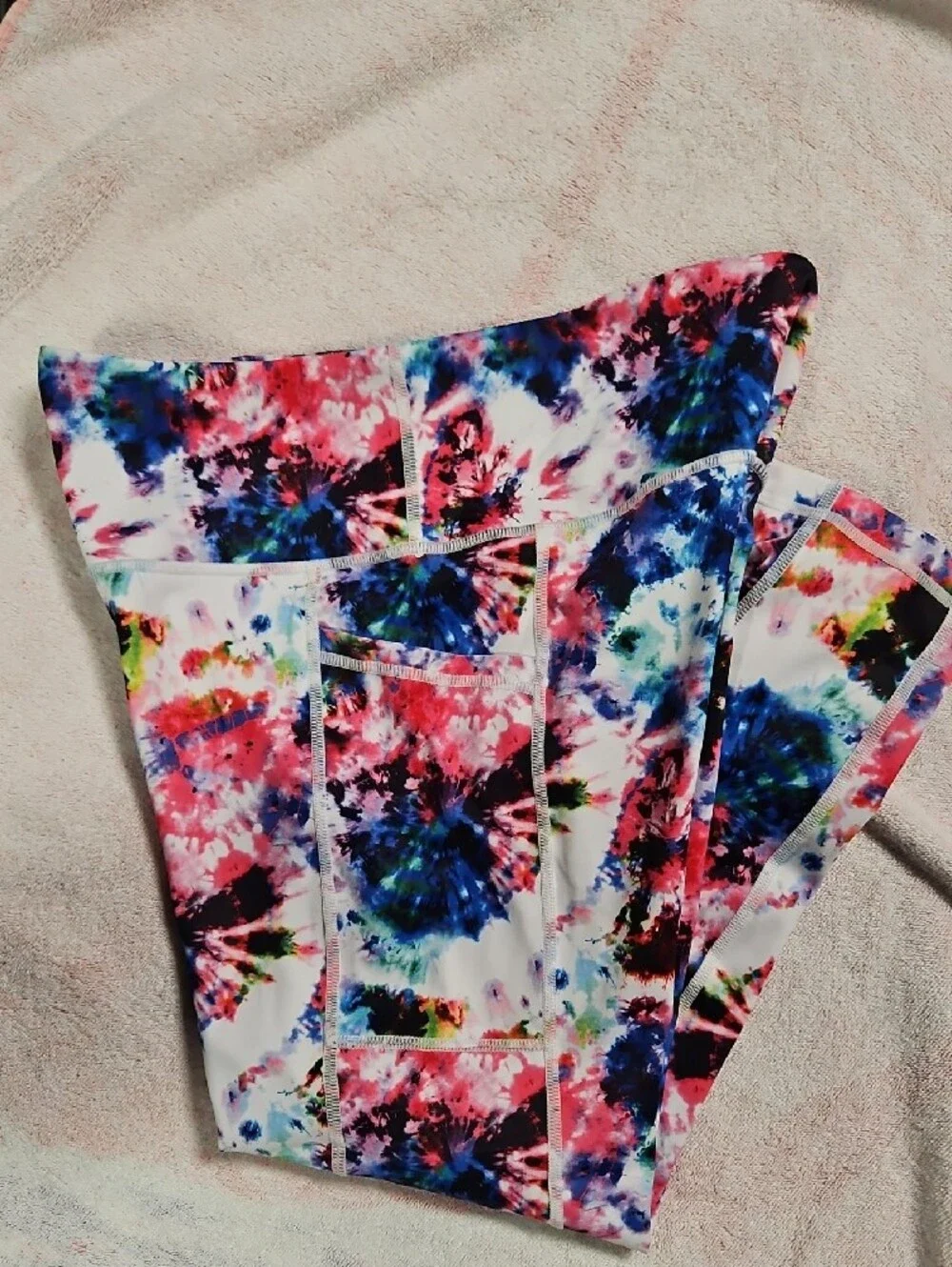 Constantly Varied Gear Multicolor Tie-Dye Capris /pockets